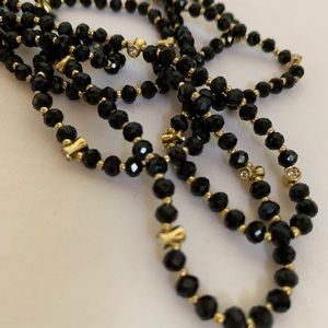 Long beaded necklace